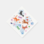 Serviette En Papier Puppies et Kittens (Coin)