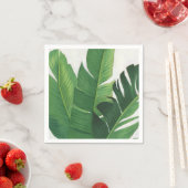 Serviette En Papier Pura Vida - Feuilles tropicaux (En situation)