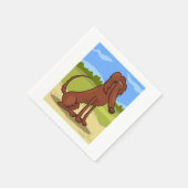 Serviette En Papier Pure Bred Irish Setter Dog Napkins (Coin)