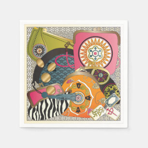 Serviette En Papier Purge Mah Jongg