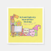 Serviette En Papier Purim (homonymie) (Devant)