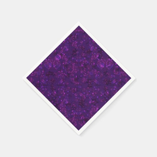 Serviette En Papier Purple confeti (Coin)