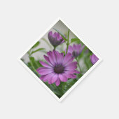 Serviette En Papier Purple Daisy (Coin)