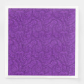 Serviette En Papier Purple Paisley (Devant)