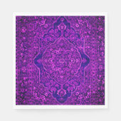 Serviette En Papier Purple Persian carpet  look - Tabris (Devant)