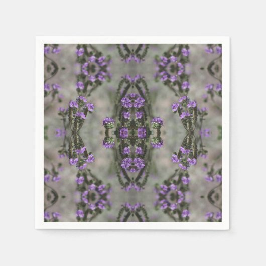 Serviette En Papier Purple Salt Heliotrope (Devant)