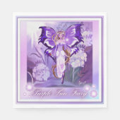 Serviette En Papier Purple Sun Fairy (Devant)