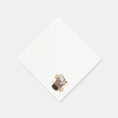 Serviette En Papier Purr-fect Blend : Cat and Coffee Art for Pet Lover (Coin)