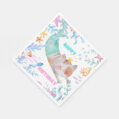 Serviette En Papier PurrMaid Anniversaire Napkin (Coin)