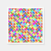 Serviette En Papier Puzzle amusant (Devant)