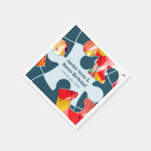 Serviette En Papier Puzzle Amusant pour Enfants Joyeux Anniversaire No (Coin)