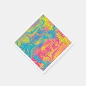 Serviette En Papier PYTHON - moderne fractale décorative - (Coin)