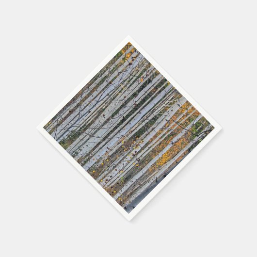 Serviette En Papier Quaking Aspen en automne (Coin)