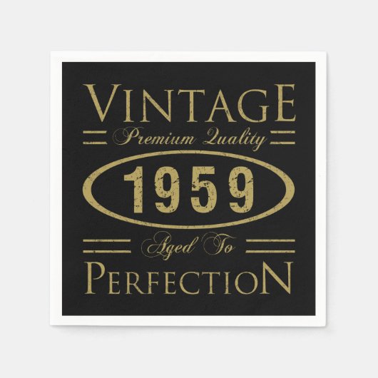 Serviette En Papier Qualité Premium 1959 (Devant)