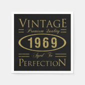 Serviette En Papier Qualité Premium 1969 (Devant)