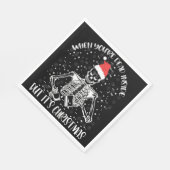 Serviette En Papier Quand tu es mort à l'intérieur mais c'est la saiso (Coin)