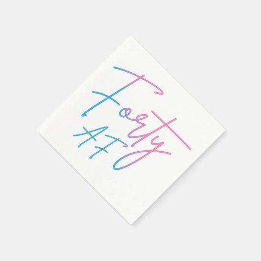 Serviette En Papier Quarante AF II - Cadeau d'anniversaire (Coin)