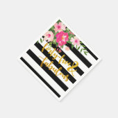Serviette En Papier Quarante cinq et une serviette fabuleuse - Blancs  (Coin)