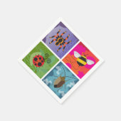 Serviette En Papier Quatre bogues (Coin)