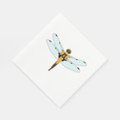 Serviette En Papier quatre libellules tachetées (Coin)