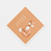 Serviette En Papier Que dit le renard ? (Coin)