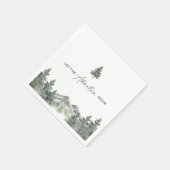 Serviette En Papier Que l'aventure commence Mountain Boy Baby Shower (Coin)