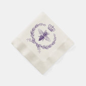 Serviette En Papier Queen Bee (Coin)