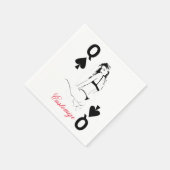 Serviette En Papier Queen of Spades Bikini Girl Thunder_Cove (Coin)