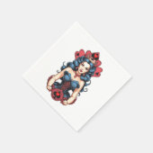 Serviette En Papier Queen of Spades Thunder_Cove (Coin)