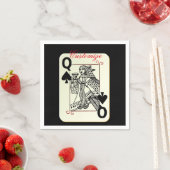 Serviette En Papier Queen of Spades Thunder_Cove (En situation)