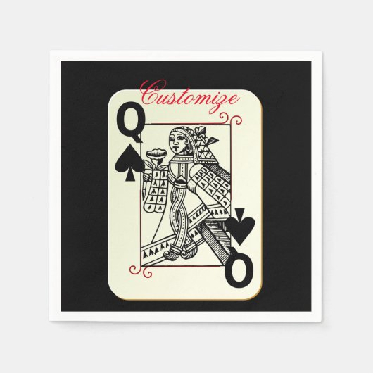 Serviette En Papier Queen of Spades Thunder_Cove (Devant)