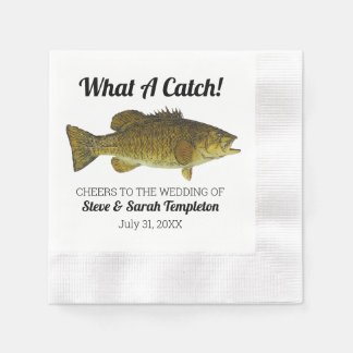 Serviette En Papier Quelle pêche de la petite bouche de mariage basse