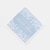 Serviette En Papier Quelque Chose de Bleu Avant de Faire des Serviette (Coin)