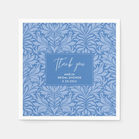 Serviette En Papier Quelque chose de bleu avant de faire douche de nag (Devant)