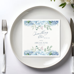 Serviette En Papier Quelque chose de bleu avant de faire Fête des mari