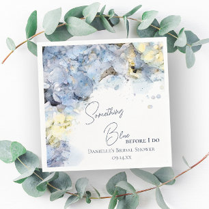 Serviette En Papier Quelque chose de bleu avant de faire Hydrangea Fêt