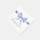 Serviette En Papier Quelque chose de bleu avant moi ! Fête des mariées (Coin)