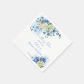 Serviette En Papier Quelque chose de bleu avant que je fasse la douche (Coin)