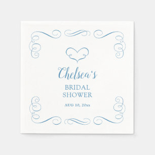 Serviette En Papier Quelque chose de bleu avant que je fasse une éléga