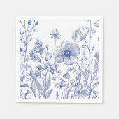 Serviette En Papier Quelque chose de bleu avant que je ne fasse (Devant)