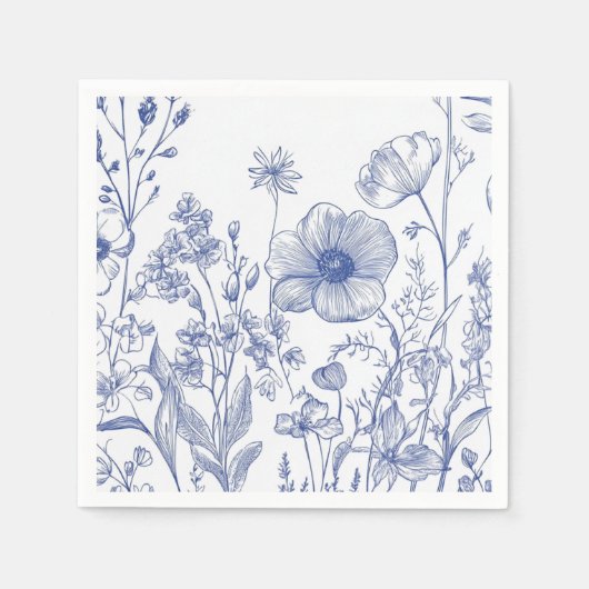 Serviette En Papier Quelque chose de bleu avant que je ne fasse (Devant)