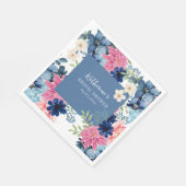 Serviette En Papier Quelque chose de bleu avant que je n'organise une  (Coin)