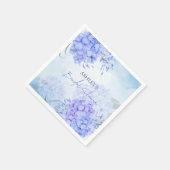 Serviette En Papier Quelque chose d'élégant hydrangeas bleus shower de (Coin)