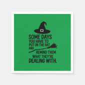 Serviette En Papier Quelques Jours, Il Faut Passer L'Halloween Casquet (Devant)