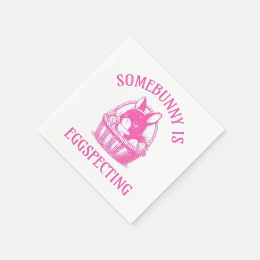 Serviette En Papier Quelqu'Un Est En Train D'Entendre Une Faire-part D (Coin)