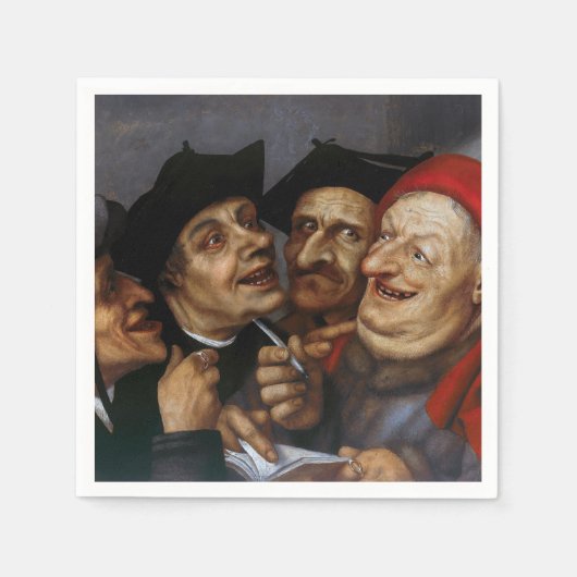 Serviette En Papier Quentin Matsys - Accord d'achat (Devant)