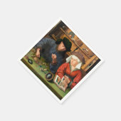 Serviette En Papier Quentin Matsys - Le Moneylender et sa femme (Coin)