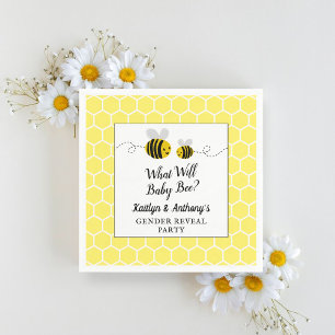Serviette En Papier Qu'est-ce que Baby Bee Genre Revela Party