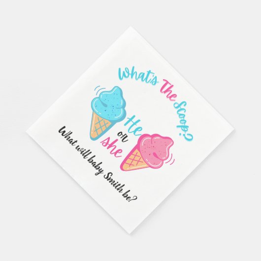 Serviette En Papier Qu'est-ce que la crème glacée Scoop? (Coin)