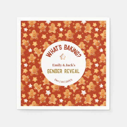 Serviette En Papier Qu'est-ce que la cuisson pain d'épices Révélation (Devant)